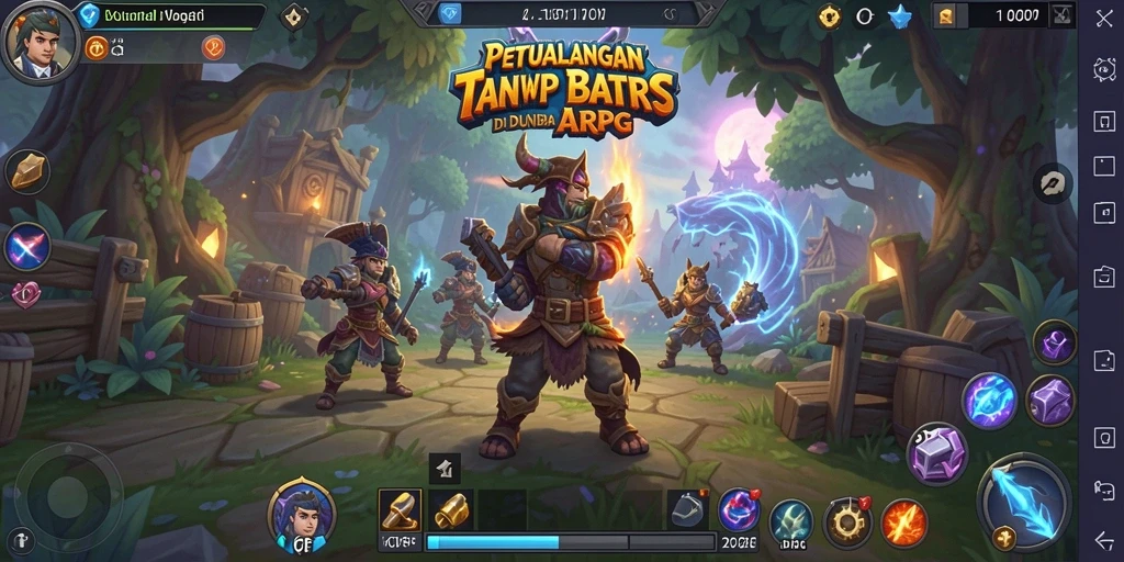 Menampilkan aksi seru dalam pertarungan ARPG 6CF.