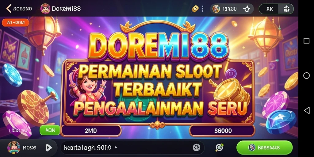 Tampilan gameplay Slot DOREMI88 yang mengesankan dan penuh warna.