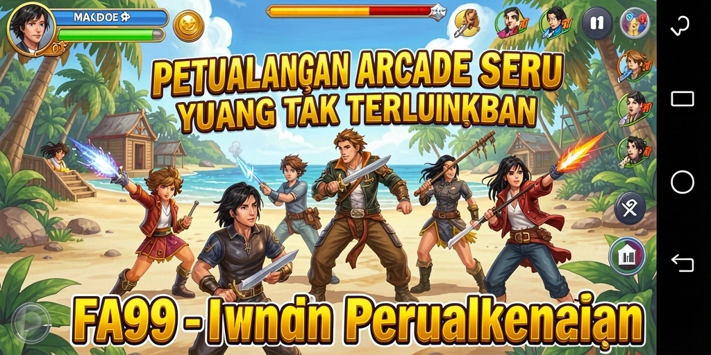 Tampilan gameplay FA99 yang penuh aksi dan seru.