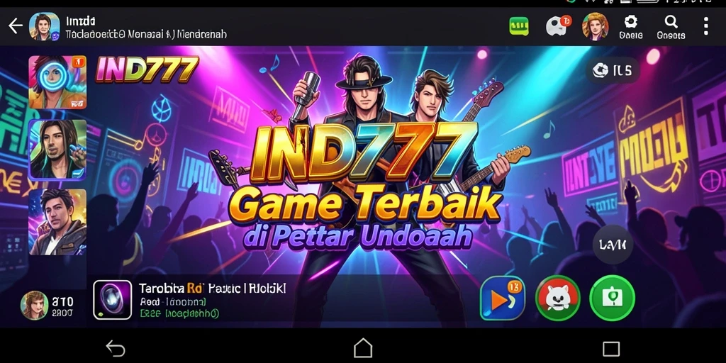 Tampilan gameplay IND777 yang menggembirakan dan penuh warna.
