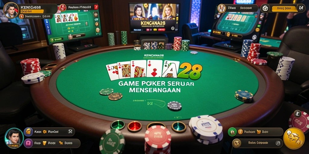 Tampilan gameplay KENCANA28 yang menegangkan dan menghibur.