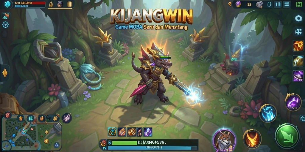 Screenshot gameplay KIJANGWIN yang menampilkan pertarungan yang menarik.