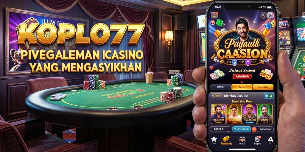 Tampilan gameplay seru KOPLO77 dalam suasana Live Casino.
