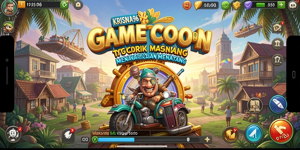 Screenshot gameplay KRISNA96 menampilkan manajemen strategi Tycoon yang seru.