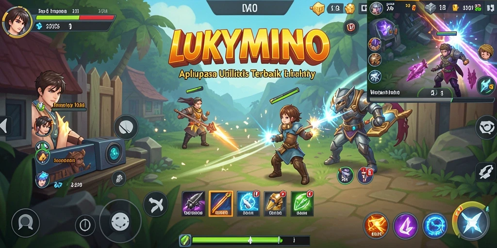Tampilan antarmuka LUKYMINO yang intuitif dan mudah digunakan.