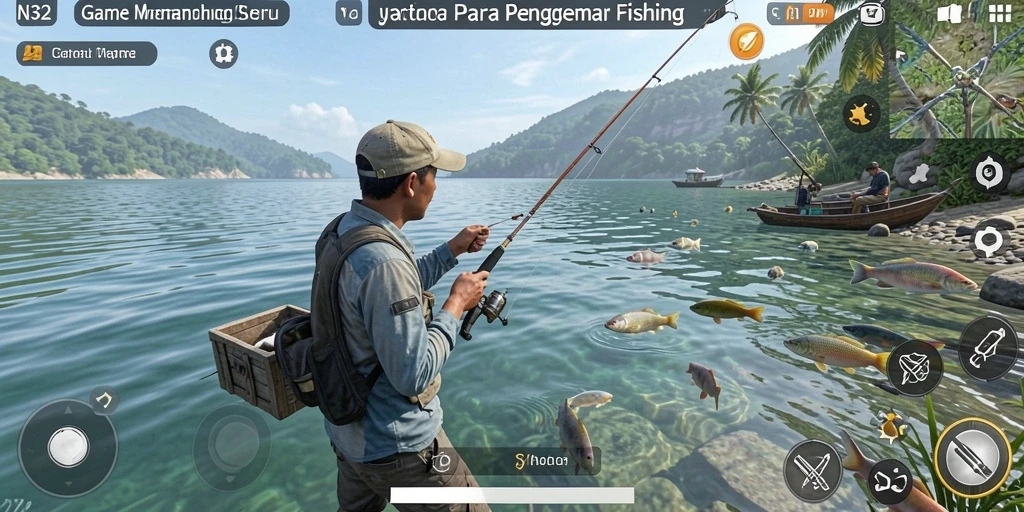 Tangkapan ikan yang besar di dalam permainan N32.