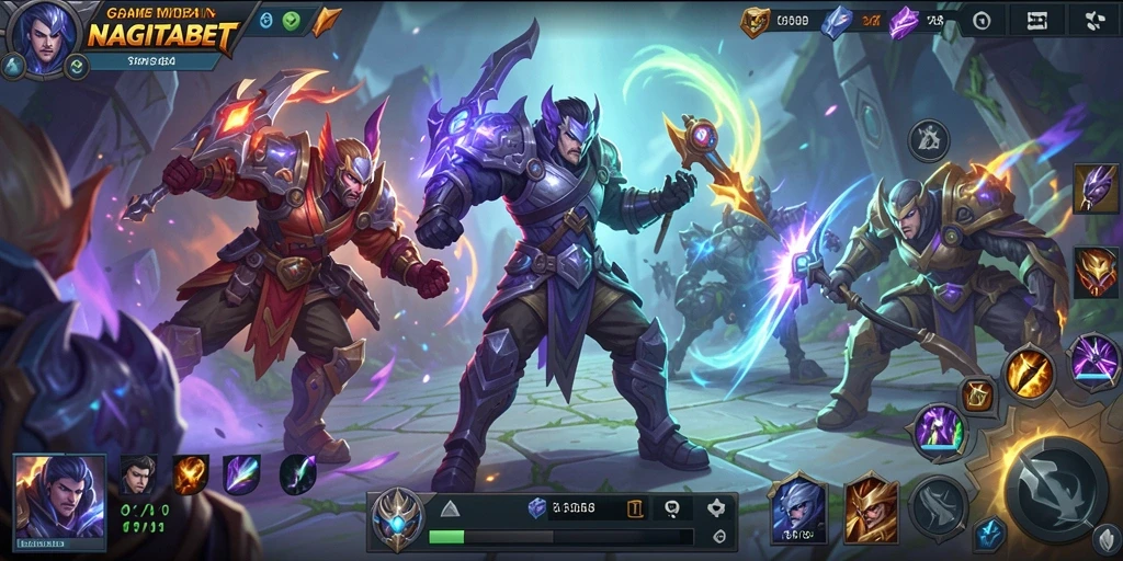 Tampilan gameplay seru dalam NAGITABET yang menegangkan.