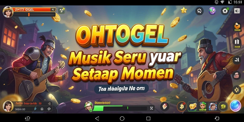 Tampilan permainan musik yang menarik dan interaktif di OHTOGEL.