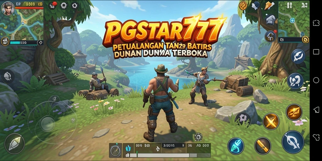 Tampilan menarik dari gameplay PGSTAR777 dalam lingkungan dunia terbuka.