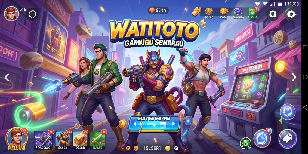 Gameplay seru WATITOTO dengan berbagai tantangan menarik.