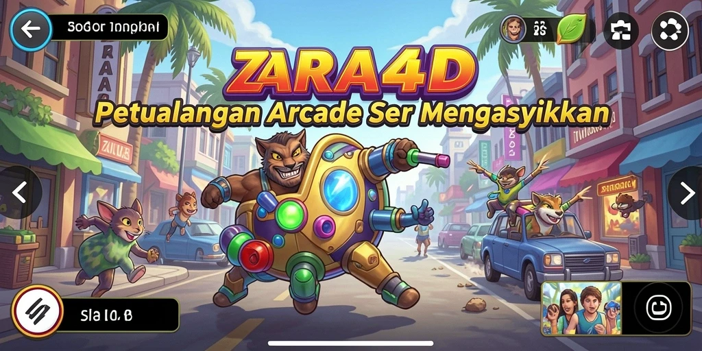 Screenshot gameplay ZARA4D menampilkan aksi seru dan grafis menarik.